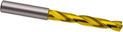 Guhring - 20mm 140° Solid Carbide Jobber Drill - TiN Finish, Right Hand Cut, Spiral Flute, 153mm OAL, SF Point - Industrial Tool & Supply