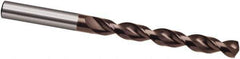 Guhring - 8.5mm 130° Cobalt Jobber Drill - TiAlN Finish, Right Hand Cut, Parabolic Flute, 117mm OAL, Cone Relief Point - Industrial Tool & Supply