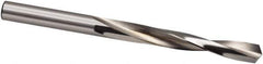 Guhring - 10.8mm 118° High Speed Steel Jobber Drill - Bright Finish, Right Hand Cut, Spiral Flute, 142mm OAL, Cone Relief Point - Industrial Tool & Supply