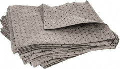 PRO-SAFE - 20.5 Gal Capacity per Package, Universal Pad - 17" Long x 15" Wide, Gray, Polypropylene - Industrial Tool & Supply