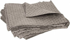 PRO-SAFE - 41 Gal Capacity per Package, Universal Pad - 30" Long x 30" Wide, Gray, Polypropylene - Industrial Tool & Supply