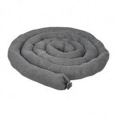 PRO-SAFE - 15 Gal, 12' Long, 3" Diam, Polypropylene Sock - Universal, Gray - Industrial Tool & Supply