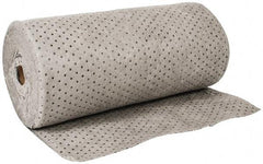 PRO-SAFE - 38 Gal Capacity per Package, Universal Roll - 150' Long x 30" Wide, Gray, Polypropylene - Industrial Tool & Supply