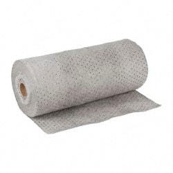 PRO-SAFE - 48 Gal Capacity per Package, Universal Roll - 150' Long x 30" Wide, Gray, Polypropylene - Industrial Tool & Supply