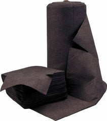 PRO-SAFE - 60 Gal Capacity per Package, Universal Roll - 150' Long x 30" Wide, Gray, Polypropylene - Industrial Tool & Supply