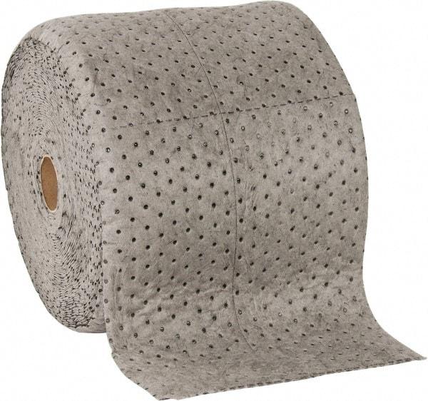 PRO-SAFE - 24 Gal Capacity per Package, Universal Roll - 150' Long x 15" Wide, Gray, Polypropylene - Industrial Tool & Supply