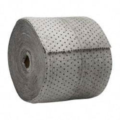 PRO-SAFE - Heavy Weight, Universal Use Sorbent Roll - 150' Long x 15" Wide, Gray - Industrial Tool & Supply