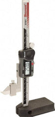 Starrett - Electronic Height Gage - 0.0005" Resolution, Accurate to 0.001", LCD Display - Industrial Tool & Supply