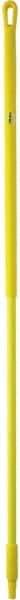 Vikan - 59 x 1-1/4" Fiberglass Squeegee Handle - European Threaded Connection, Yellow - Industrial Tool & Supply