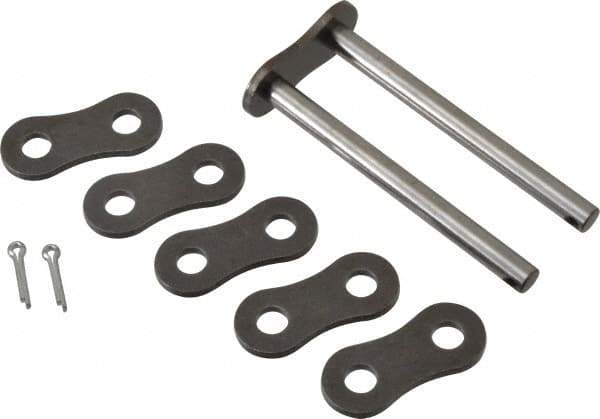 Browning - 1" Pitch, ANSI 80-3, Triple Strand Roller Chain Connecting Link - For Use with Triple Strand Chain - Industrial Tool & Supply