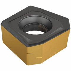 Iscar - S845 SNMU1305 Grade IC5100 Carbide Milling Insert - TiCN/Al2O3 Finish, 0.244" Thick, 13mm Inscribed Circle, 0.8mm Corner Radius - Industrial Tool & Supply
