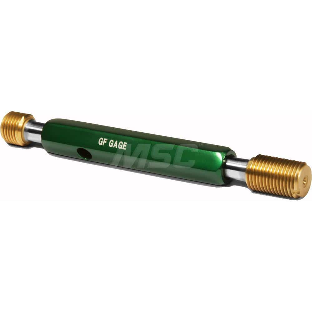 Plug Thread Gage: 3/4-16 Thread, 2B Class, Double End, Go & No Go Handle Included