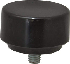 NUPLA - 1-3/4" Face Diam, Grade Hard, Black Soft Face Hammer Tip - 0.7 oz Head, Plastic - Industrial Tool & Supply