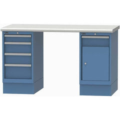 LISTA - Stationary Work Benches, Tables Type: Workstation Top Material: Plastic Laminate - Industrial Tool & Supply