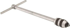 Starrett - 1/4 to 1/2" Tap Capacity, T Handle Tap Wrench - 13" Overall Length - Exact Industrial Supply