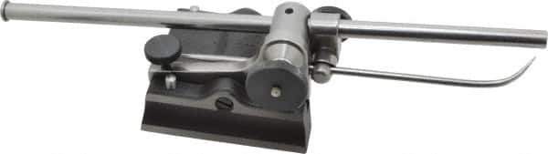 Starrett - 2 Spindle, 9 and 12 Inch Spindle Length, Surface Gage - 3 Inch Long x 2-9/16 Inch Wide Base, Hardened Steel - Industrial Tool & Supply