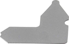 Starrett - 5/64 Inch Radius Gage - Satin Chrome Finish, Stainless Steel - Industrial Tool & Supply