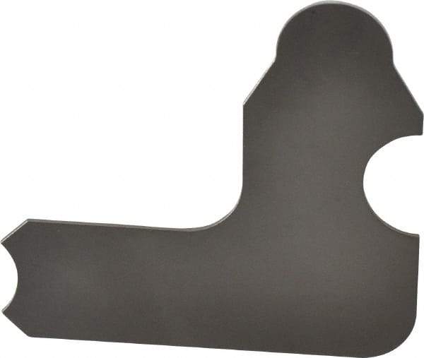Starrett - 11/32 Inch Radius Gage - Satin Chrome Finish, Stainless Steel - Industrial Tool & Supply