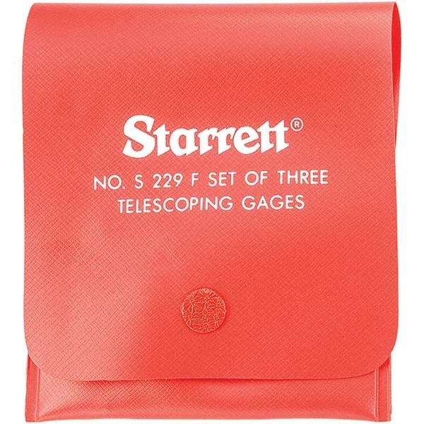 Starrett - Bore Gage Accessories Type: Case Minimum Measurement (Decimal Inch): 0.5000 - Industrial Tool & Supply