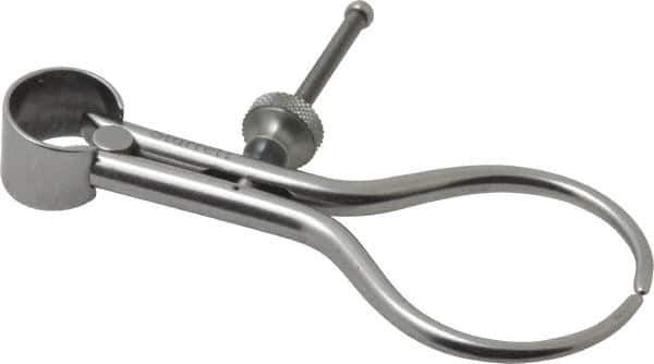 Starrett - 3 Inch Leg, Spring Joint, Ground Steel, Polished, Outside Caliper - 3 Inch Max Measurement, 75mm Max Measurement, Round Leg - Industrial Tool & Supply