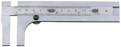 Starrett - 0 to 3-1/2" Stainless Steel Vernier Caliper - 1/32" Graduation, 1-3/8" Jaw Depth, 0.001" Accuracy, Thumb Lock - Industrial Tool & Supply