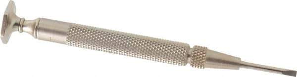 Starrett - 5/8" Blade Length Precision Slotted Screwdriver - 3-3/4" OAL - Industrial Tool & Supply