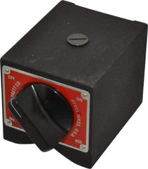 Starrett - 250 Lb Magnetic Pull, Indicator Positioner & Holder with Base - 3" Base Height, 3-1/2" Base Length, 3" Base Width - Industrial Tool & Supply