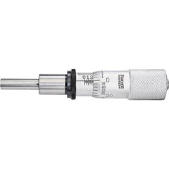 Starrett - 1 Inch, 13/16 Inch Plain Thimble, 0.3 Inch Diameter x 1-1/4 Inch Long Spindle, Mechanical Micrometer Head - Industrial Tool & Supply