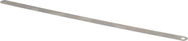 Starrett - 14 Piece, 0.03 to 0.5mm Parallel Feeler Gage Set - 300mm Long x 12-1/2mm Wide, Tempered Steel - Industrial Tool & Supply