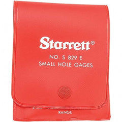 Starrett - Bore Gage Accessories Type: Case Minimum Measurement (Decimal Inch): 0.1250 - Industrial Tool & Supply