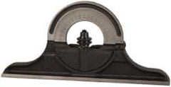 Starrett - 12 to 24 Inch Long Blade, Reversible Combination Square Protractor Head - Black Wrinkle Coated, Cast Iron - Industrial Tool & Supply