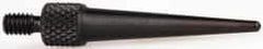 Starrett - #4-48, 1/16" Ball Diam, Steel Tapered Contact Point - 1" Contact Point Length, Use with AGD Dial Indicators - Industrial Tool & Supply