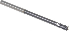 Accupro - 6mm, 12mm LOC, 6mm Shank Diam, 100mm OAL, 4 Flute, Solid Carbide Square End Mill - Single End, AlTiN Finish, Spiral Flute, 40° Helix, Centercutting, Right Hand Cut, Right Hand Flute - Industrial Tool & Supply