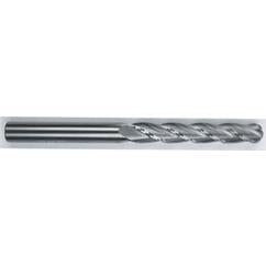 5/8" Dia. - 6" OAL - Solid CBD - TiAlN - Ball Nose SE EM - 4 FL - Industrial Tool & Supply