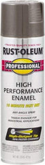 Rust-Oleum - Dark Machinery Gray, Gloss, Rust Proof Enamel Spray Paint - 14 Sq Ft per Can, 15 oz Container, Use on Multipurpose - Industrial Tool & Supply