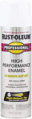 Rust-Oleum - White, Gloss, Rust Proof Enamel Spray Paint - 14 Sq Ft per Can, 15 oz Container, Use on Multipurpose - Industrial Tool & Supply
