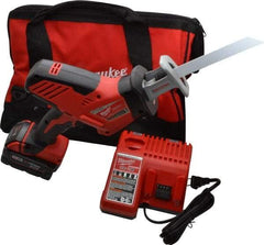 Milwaukee Tool - 18V, 0 to 3,000 SPM, Cordless Reciprocating Saw - 3/4" Stroke Length, 13" Saw Length, 1 Lithium-Ion Battery Included - Industrial Tool & Supply