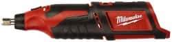 Milwaukee Tool - 12 Volt, Cordless Rotary Tool Kit - 5,000 to 32,000 RPM, Battery Not Included - Industrial Tool & Supply