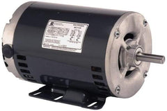 US Motors - 1.5 hp, OPAO Enclosure, Auto Thermal Protection, 1,725 RPM, 208-230/460 Volt, 60/50 Hz, Three Phase Standard Efficient Motor - Size 56HZ Frame, Rigid Mount, 1 Speed, Ball Bearings, 5.0/2.5/5.2/2.6 Full Load Amps, B Class Insulation, Reversible - Industrial Tool & Supply