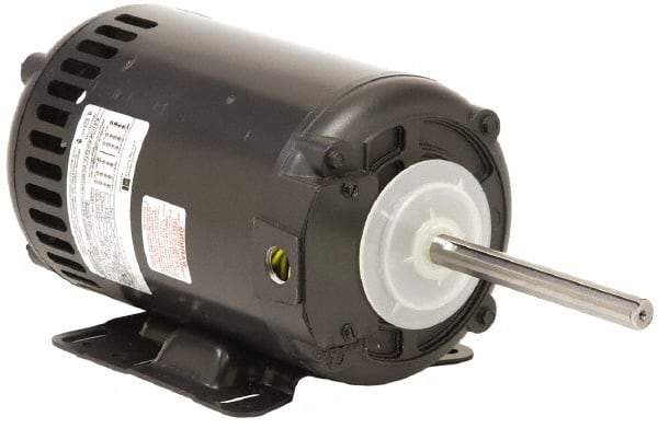 US Motors - 1 hp, OPAO Enclosure, Auto Thermal Protection, 1,140 RPM, 208-230/460 Volt, 60 Hz, Three Phase Standard Efficient Motor - Size 56HZ Frame, Rigid Mount, 1 Speed, Ball Bearings, 7.2/3.6 Full Load Amps, B Class Insulation, Reversible - Industrial Tool & Supply