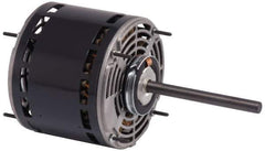 US Motors - 1/6 hp, ODP Enclosure, Auto Thermal Protection, 1,075 RPM, 230 Volt, 60 Hz, Industrial Electric AC/DC Motor - Size 48 Frame, Hub Mount, 1 Speed, Sleeve Bearings, 1.4 Full Load Amps, B Class Insulation, CCW Lead End - Industrial Tool & Supply