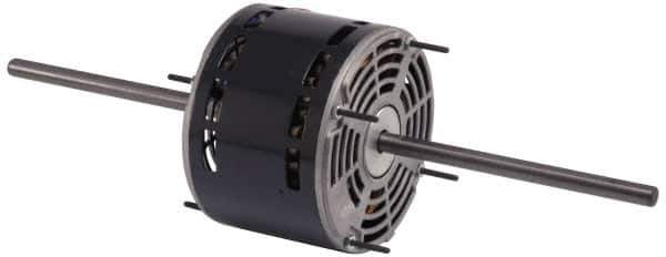 US Motors - 1/6 hp, OPAO Enclosure, Auto Thermal Protection, 1,625 RPM, 115 Volt, 60 Hz, Single Phase Permanent Split Capacitor (PSC) Motor - Size 48YZ Frame, Cradle Mount, 4 Speed, Sleeve Bearings, 2.20 Full Load Amps, B Class Insulation, CCW Lead End - Industrial Tool & Supply
