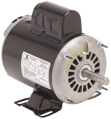 US Motors - 1.5 hp, ODP Enclosure, 1,725 RPM, 115/208-230 Volt, 60 Hz, Industrial Electric AC/DC Motor - Size 56 Frame, 1 Speed, Ball Bearings, B Class Insulation, Reversible - Industrial Tool & Supply