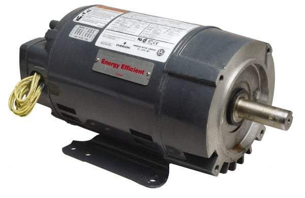 US Motors - 3 hp, ODP Enclosure, No Thermal Protection, 3,490 RPM, 208-230/460 Volt, 50/60 Hz, DripProof, Premium Efficiency Motor - Size 145TC Frame, Rigid Mount, 1 Speed, Ball Bearings, 8.2-7.3/3.7 Full Load Amps, F Class Insulation - Industrial Tool & Supply