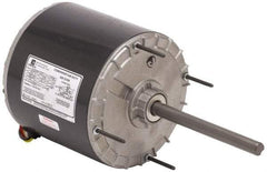 US Motors - 1 hp, OAO Enclosure, Auto Thermal Protection, 1,075 RPM, 208-230 Volt, 60 Hz, Single Phase Permanent Split Capacitor (PSC) Motor - Size 56Z Frame, Stud/Band Mount, 1 Speed, Ball Bearings, 5.2 Full Load Amps, B Class Insulation, Reversible - Industrial Tool & Supply