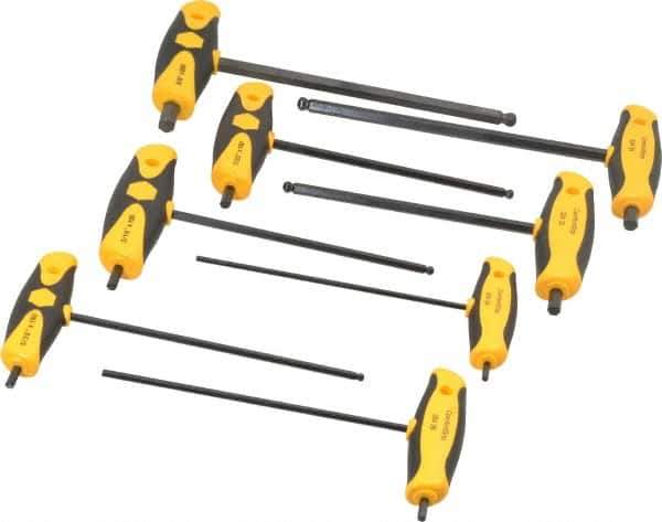 Wiha - 8 Piece T-Handle Hex Key Set - Industrial Tool & Supply