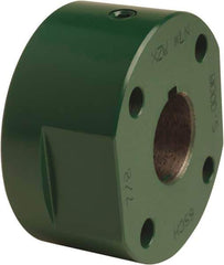 TB Wood's - 1-3/8" Bore, 5/16" x 5/32" Keyway Width x Depth, 3-5/8" Hub, 9 Flexible Coupling Hub - 3-5/8" OD, 1-31/32" OAL, Cast Iron, Order 2 Hubs, 2 Flanges & 1 Sleeve for Complete Coupling - Industrial Tool & Supply
