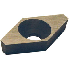 Tool-Flo - Trapezoid Threading Shim Seat for Indexables - Carbide, 0.187" Thick, TF Shim Style, Neutral Rake, Right Hand Cut - Industrial Tool & Supply