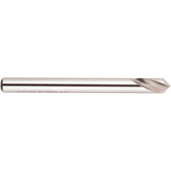 National Twist Drill - 3/8" Body Diam, 90°, 3-1/2" OAL, Cobalt Spotting Drill - Industrial Tool & Supply