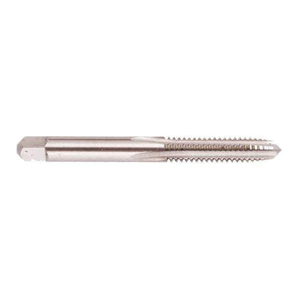 Regal Cutting Tools - #2-56 UNC 2B 2 Flute Bright Finish Solid Carbide Straight Flute Standard Hand Tap - Taper, Right Hand Thread, 1-3/4" OAL, 7/16" Thread Length, H2 Limit, Oversize - Industrial Tool & Supply